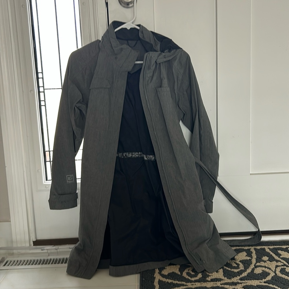 REI women’s rain jacket (trench style)